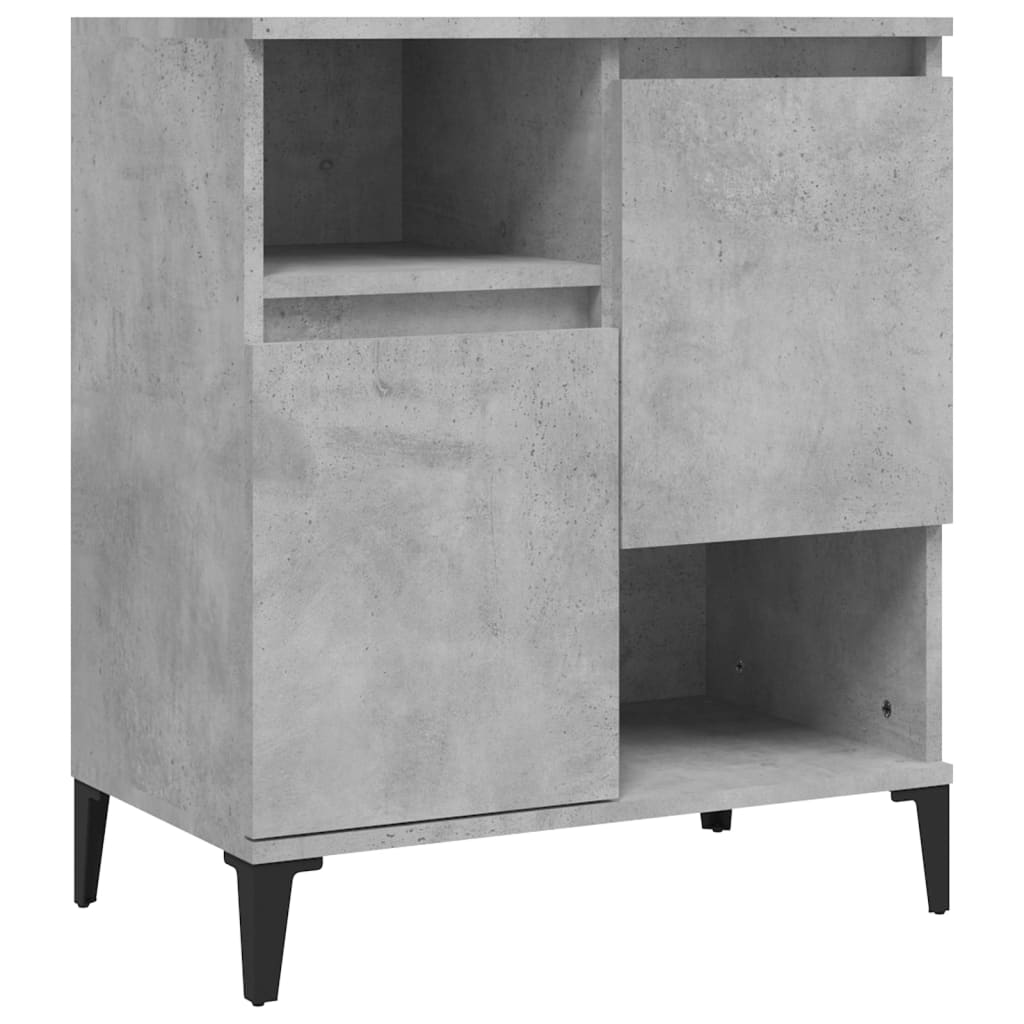 Image Buffets 2 pcs gris béton 60x35x70 cm bois d'ingénierie | Xios Store SNC vidaXL Xios Store SNC