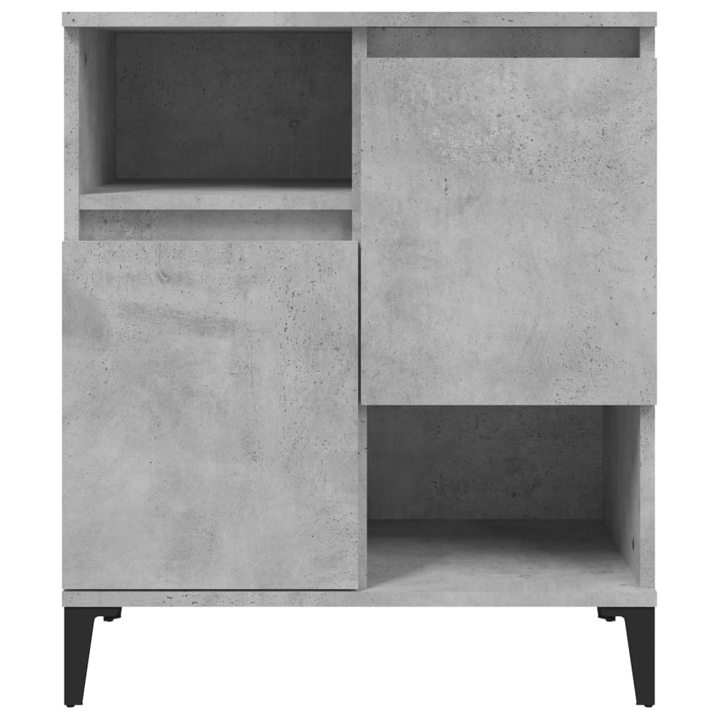 Image Buffets 2 pcs gris béton 60x35x70 cm bois d'ingénierie | Xios Store SNC vidaXL Xios Store SNC