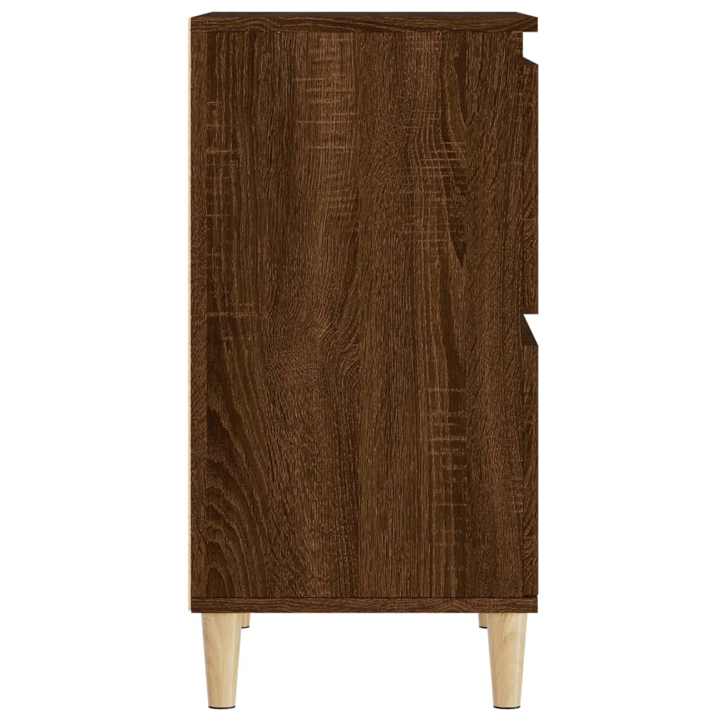 Image Buffets 2 pcs chêne marron 60x35x70 cm bois d'ingénierie | Xios Store SNC vidaXL Xios Store SNC