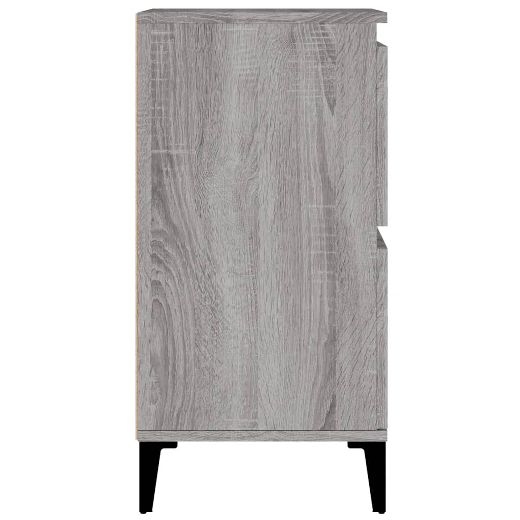 Image Buffets 3 pcs sonoma gris 60x35x70 cm bois d'ingénierie | Xios Store SNC vidaXL Xios Store SNC