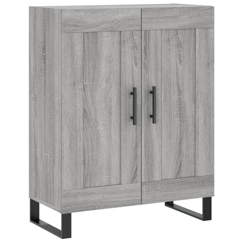 Buffet sonoma gris 69,5x34x90 cm bois d'ingénierie - Xios Store SNC