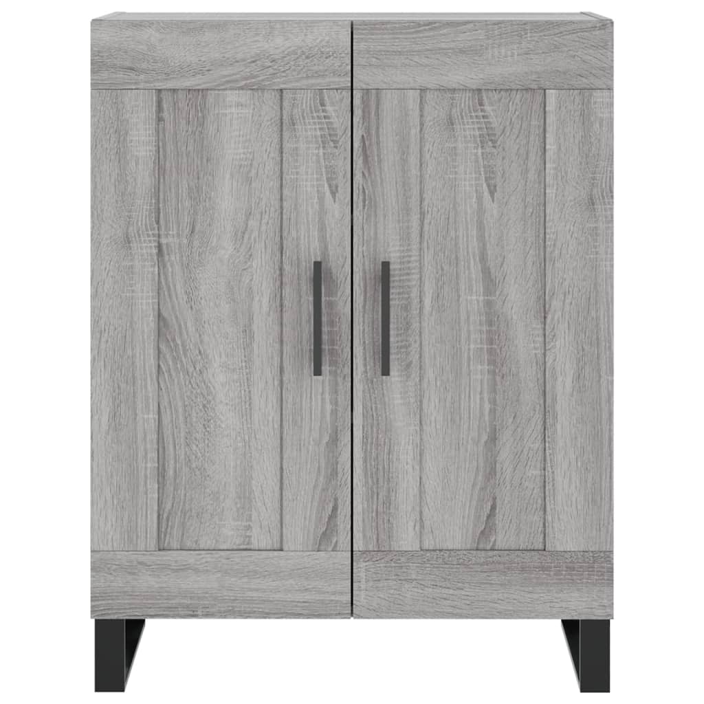 Buffet sonoma gris 69,5x34x90 cm bois d'ingénierie - Xios Store SNC