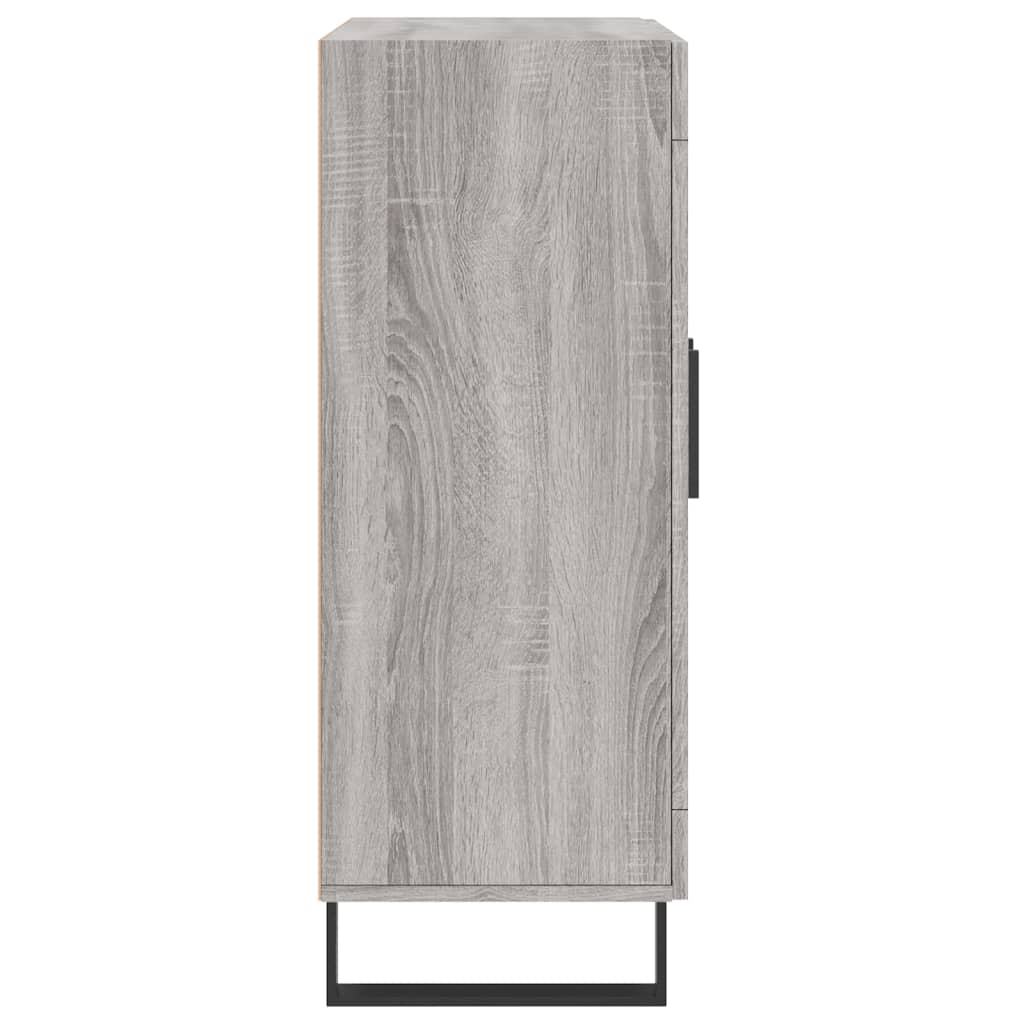 Buffet sonoma gris 69,5x34x90 cm bois d'ingénierie - Xios Store SNC