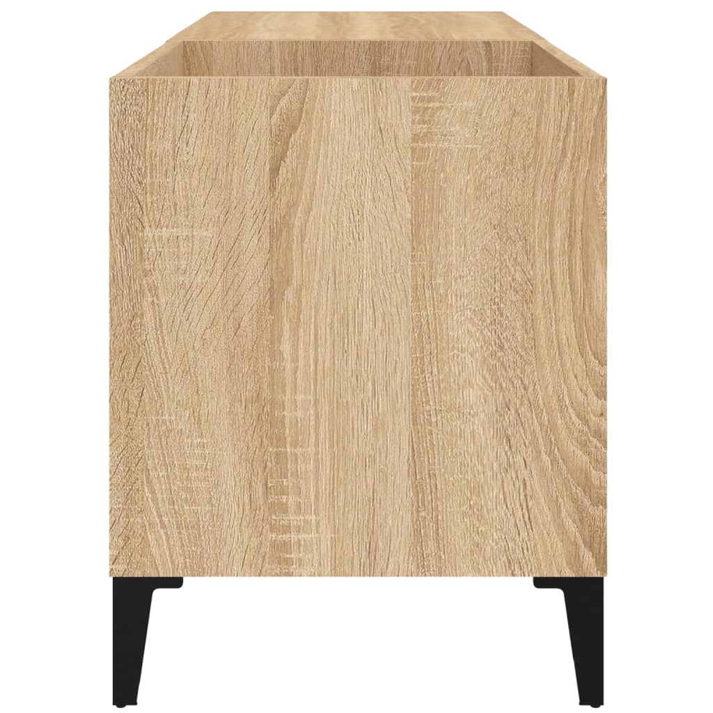 Armoire à disques chêne sonoma 84,5x38x48 cm bois d'ingénierie Fixations & meubles de rangement multimédia vidaXL   