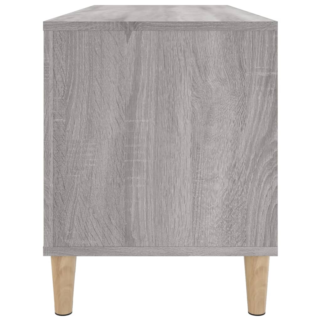 Armoire à disques sonoma gris 100x38x48 cm bois d'ingénierie Fixations & meubles de rangement multimédia vidaXL   