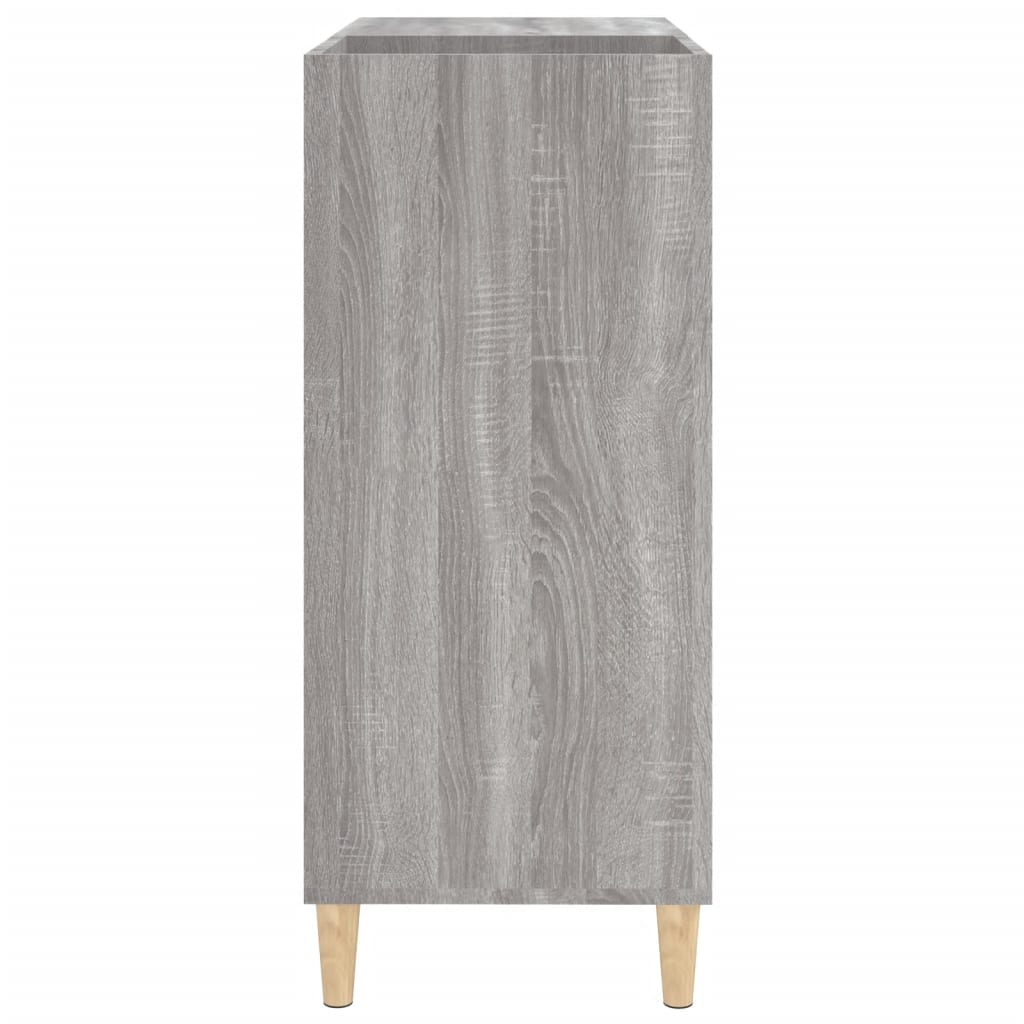 Armoire à disques sonoma gris 84,5x38x89 cm bois d'ingénierie Fixations & meubles de rangement multimédia vidaXL   