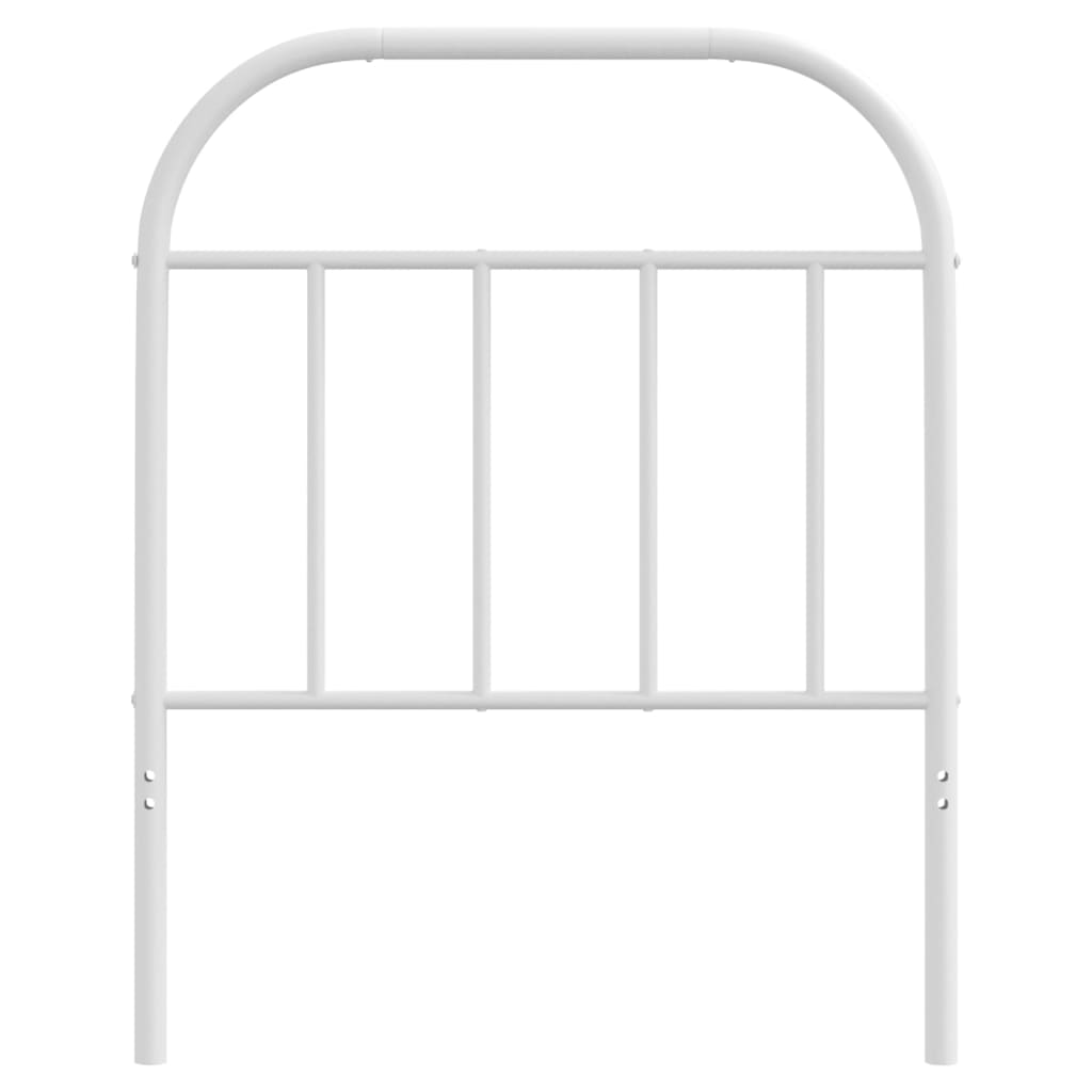 Tête de lit métal blanc 75 cm Têtes et pieds de lit vidaXL   