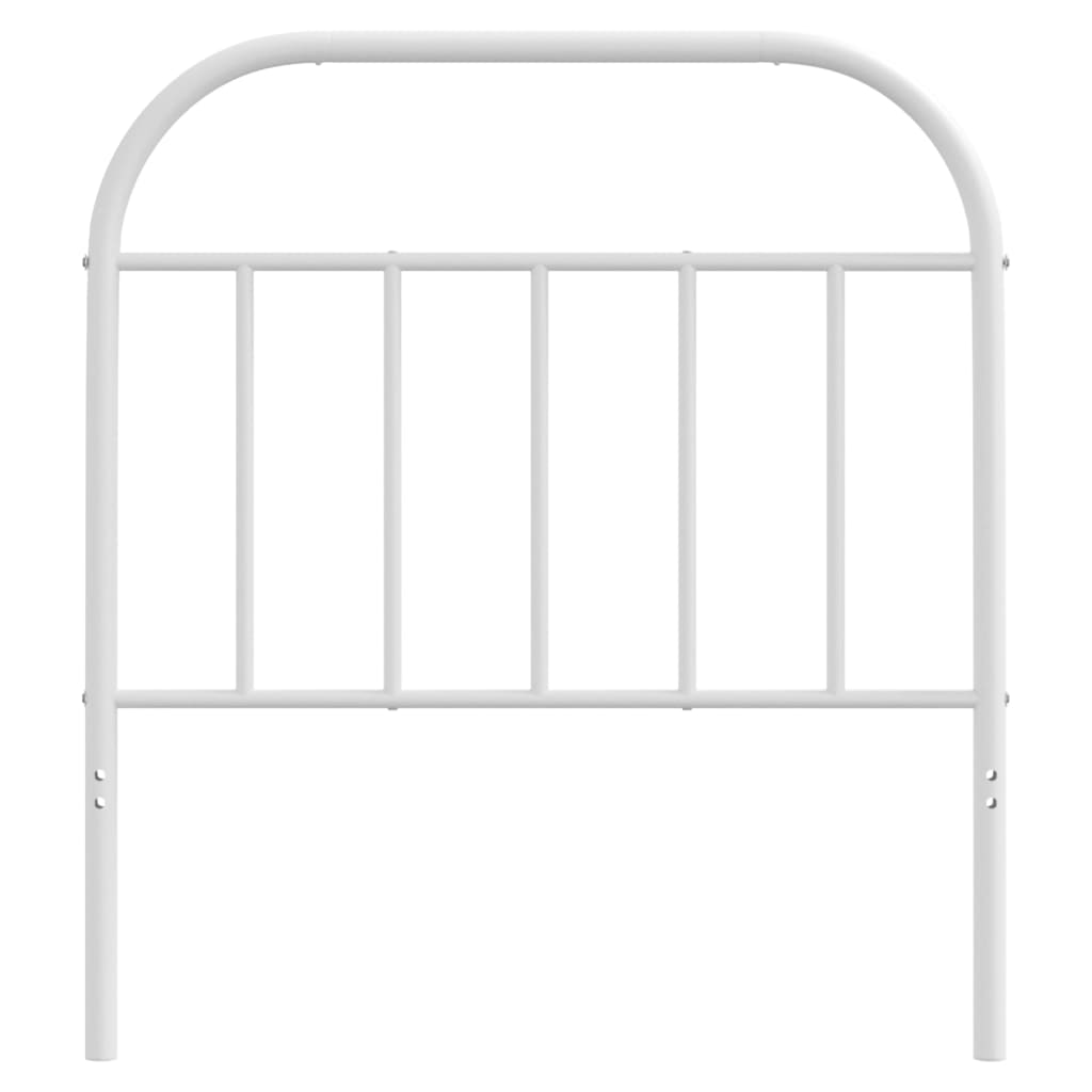 Tête de lit métal blanc 80 cm Têtes et pieds de lit vidaXL   