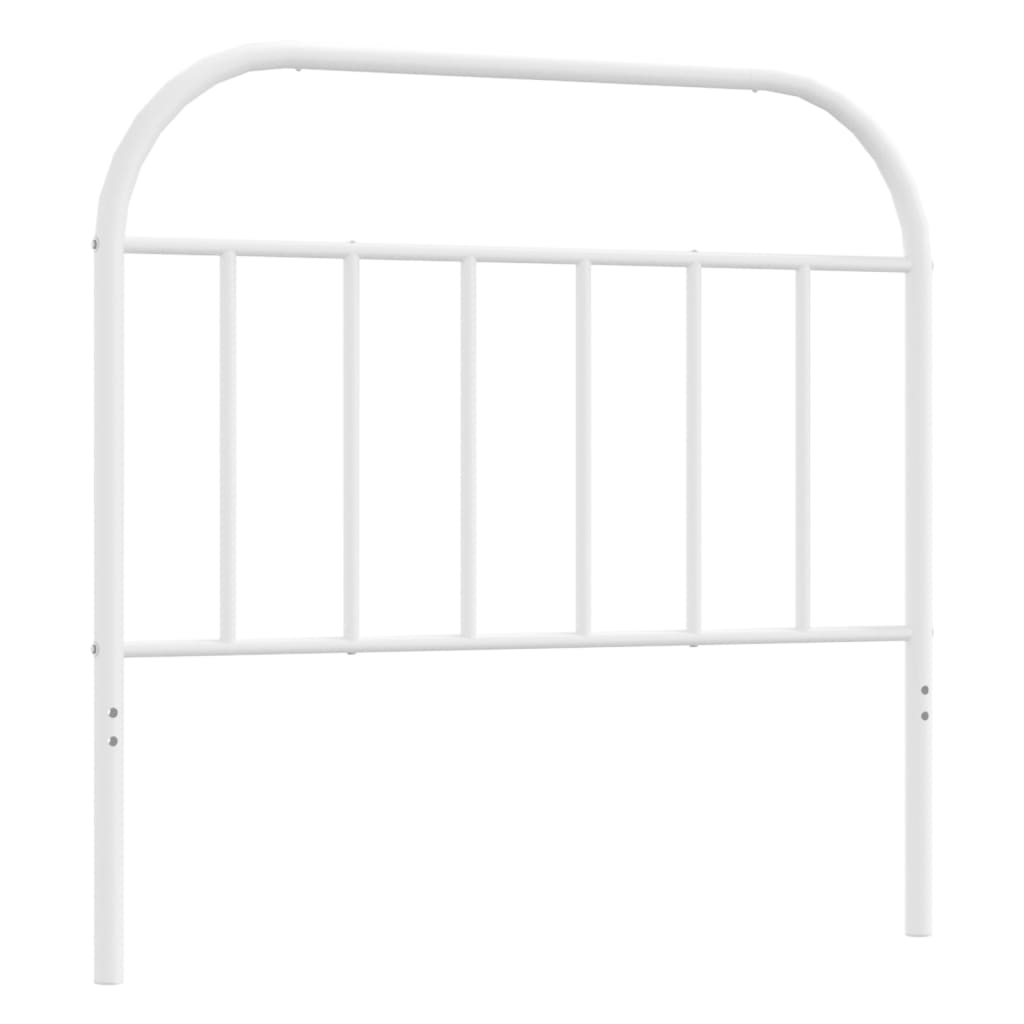 Tête de lit métal blanc 100 cm Têtes et pieds de lit vidaXL   