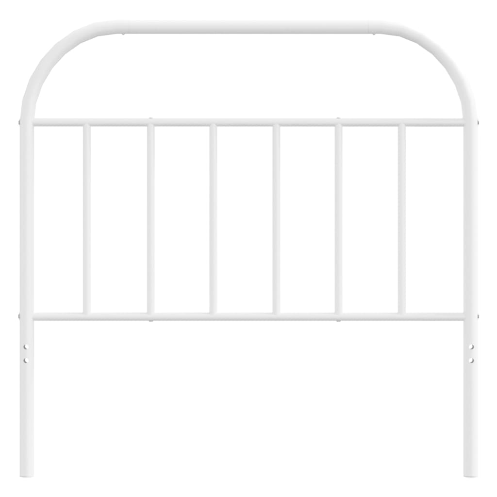 Tête de lit métal blanc 100 cm Têtes et pieds de lit vidaXL   