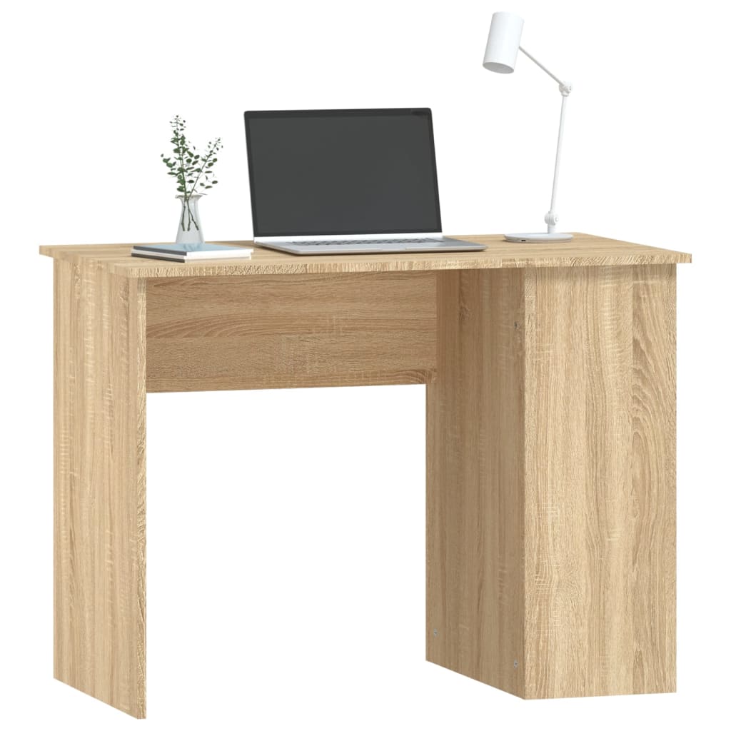 Bureau chêne sonoma 100x55x75 cm bois d'ingénierie Bureaux vidaXL   