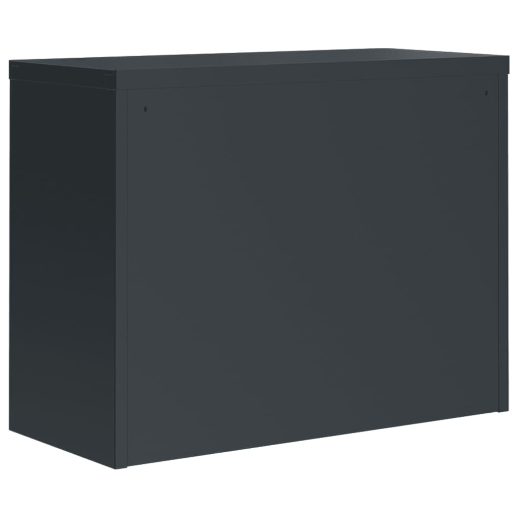 Classeur anthracite 90x40x70 cm acier Classeur à tiroirs vidaXL