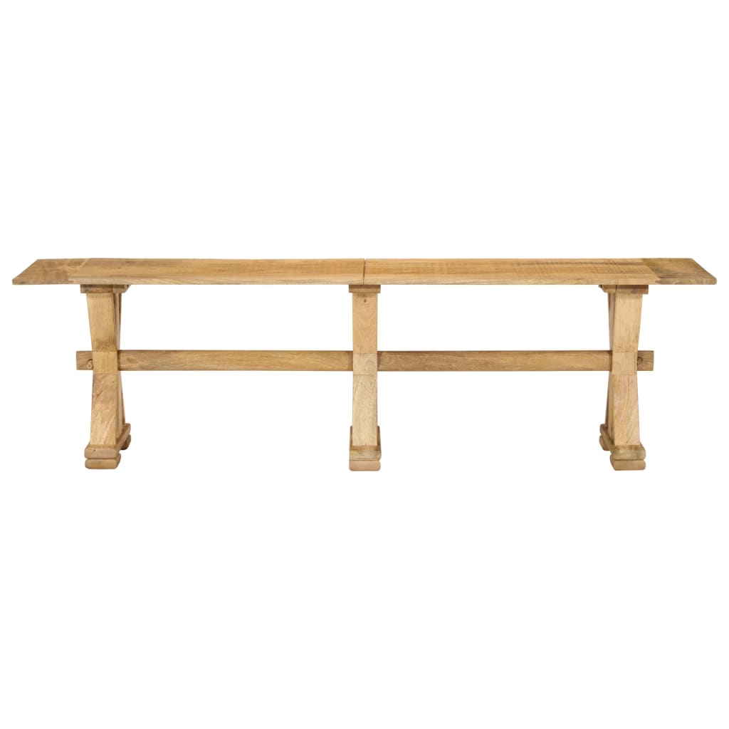 Banc 160x35x45 cm bois massif de manguier Bancs de cuisine & salle à manger vidaXL   