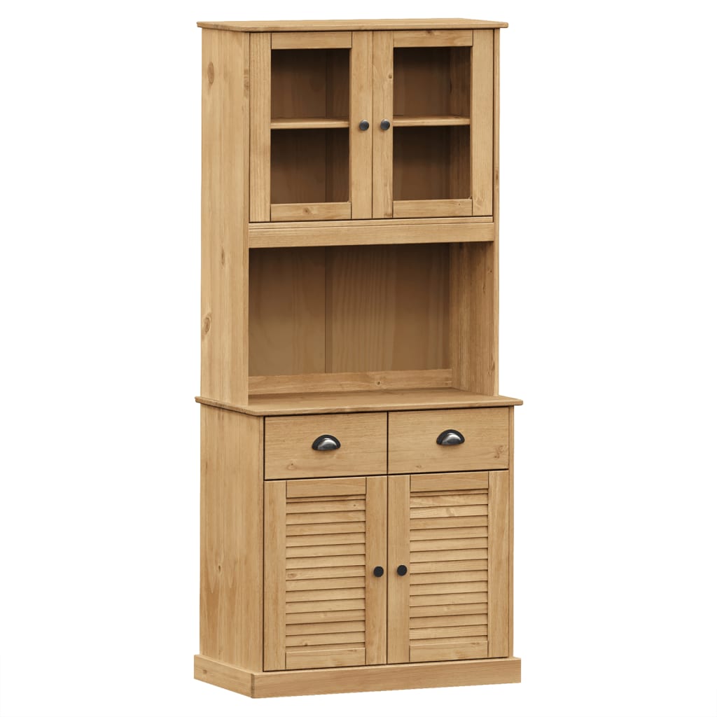 Image Buffet haut VIGO 78x40x175 cm bois massif de pin | Xios Store SNC vidaXL Xios Store SNC