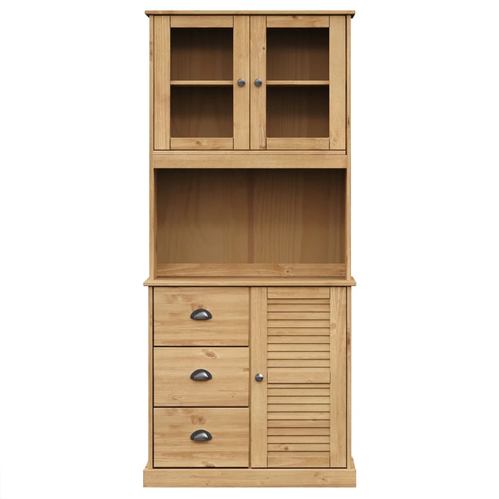 Image Buffet haut VIGO 78x40x175 cm bois massif de pin | Xios Store SNC vidaXL Xios Store SNC