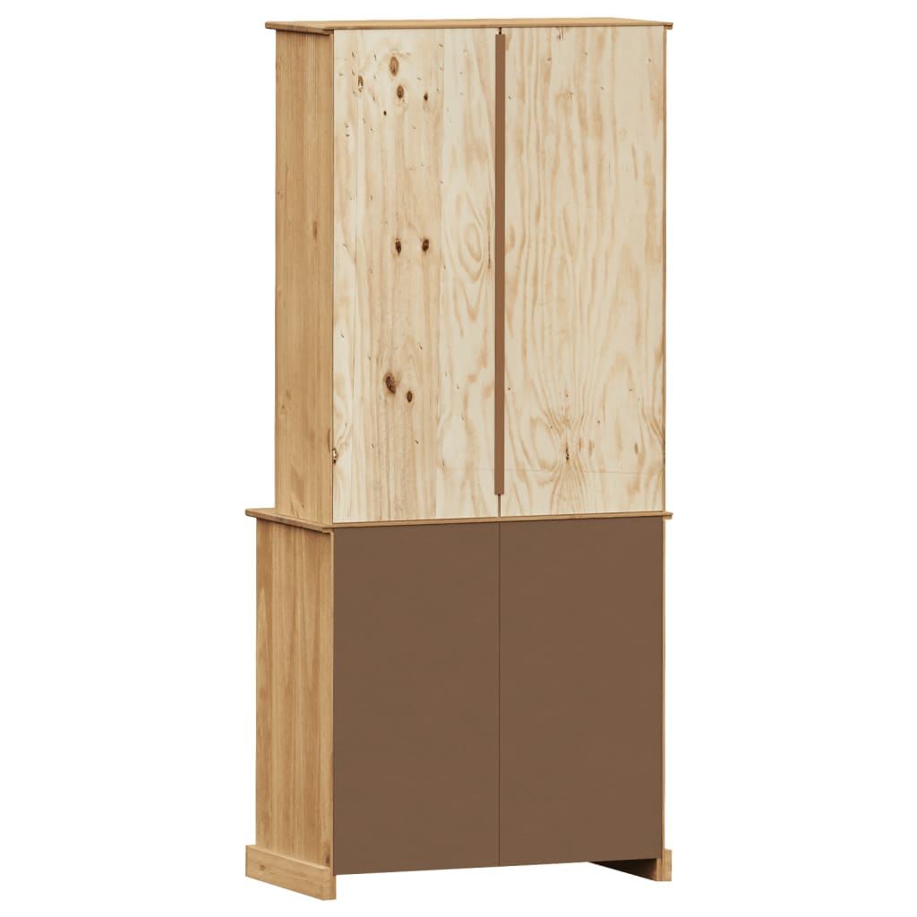 Image Buffet haut VIGO 78x40x175 cm bois massif de pin | Xios Store SNC vidaXL Xios Store SNC