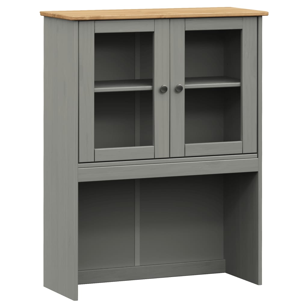 Image Buffet haut VIGO gris 78x40x175 cm bois massif de pin | Xios Store SNC vidaXL Xios Store SNC