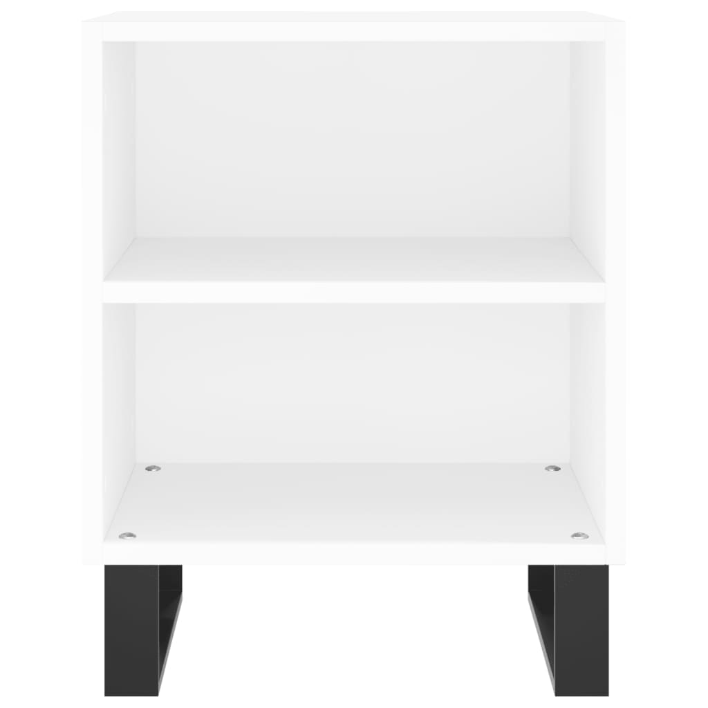 Tables de chevet 2 pcs blanc 40x30x50 cm bois d'ingénierie Tables de chevet vidaXL   