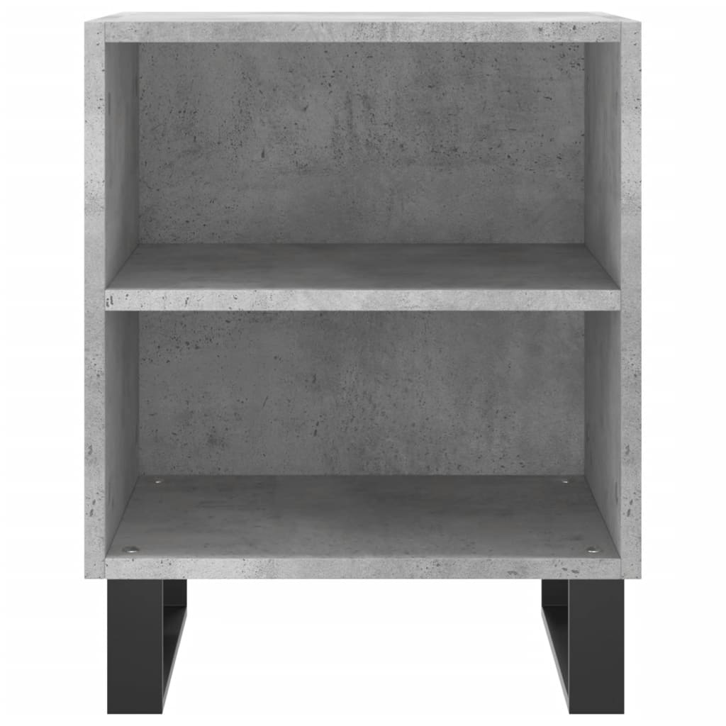 Tables de chevet 2 pcs gris béton 40x30x50 cm bois d'ingénierie Tables de chevet vidaXL   