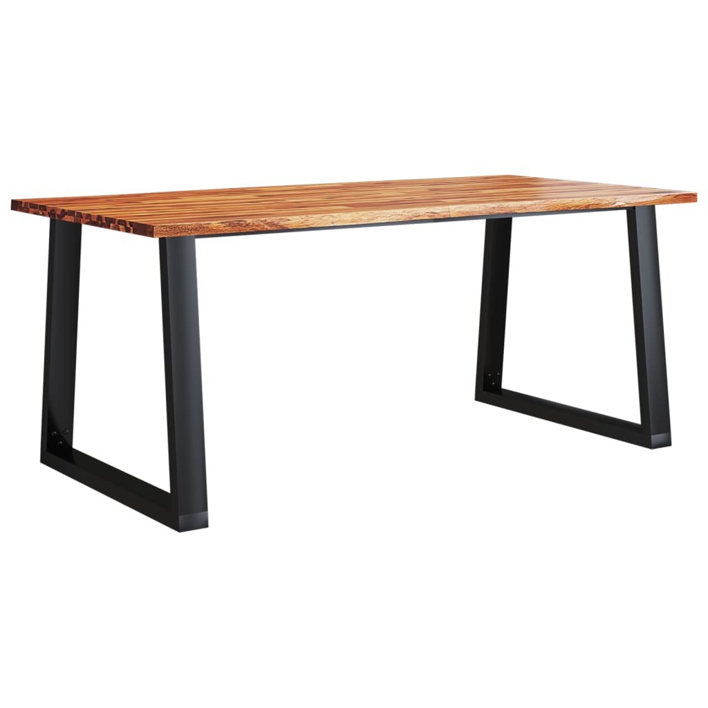 Table à manger 180x90x75 cm bois d'acacia solide à bord vif Tables à manger vidaXL