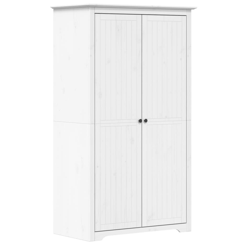 Garde-robe BODO blanc 99x53,5x173 cm bois massif de pin Armoires vidaXL   