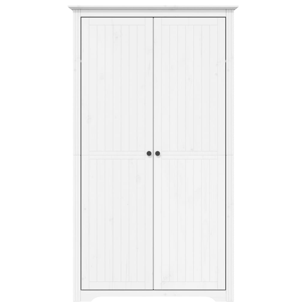 Garde-robe BODO blanc 99x53,5x173 cm bois massif de pin Armoires vidaXL   