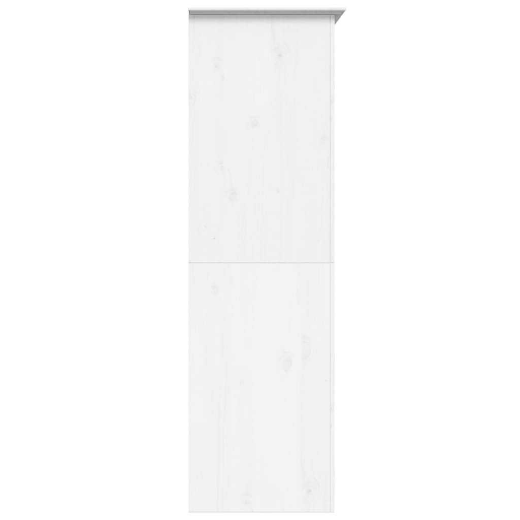 Garde-robe BODO blanc 99x53,5x173 cm bois massif de pin Armoires vidaXL   