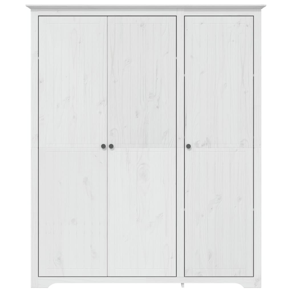 Garde-robe BODO blanc 146x53,5x173 cm bois massif de pin Armoires vidaXL   