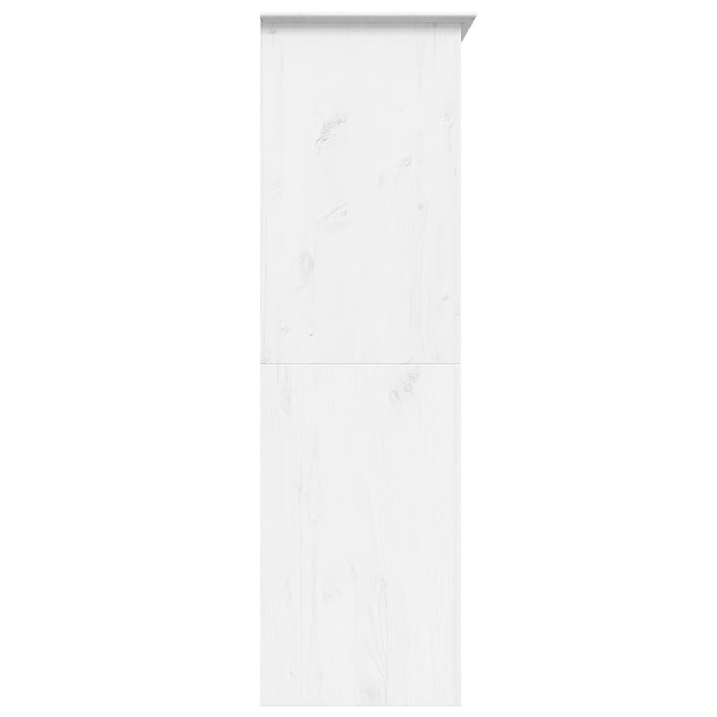 Garde-robe BODO blanc 146x53,5x173 cm bois massif de pin Armoires vidaXL   