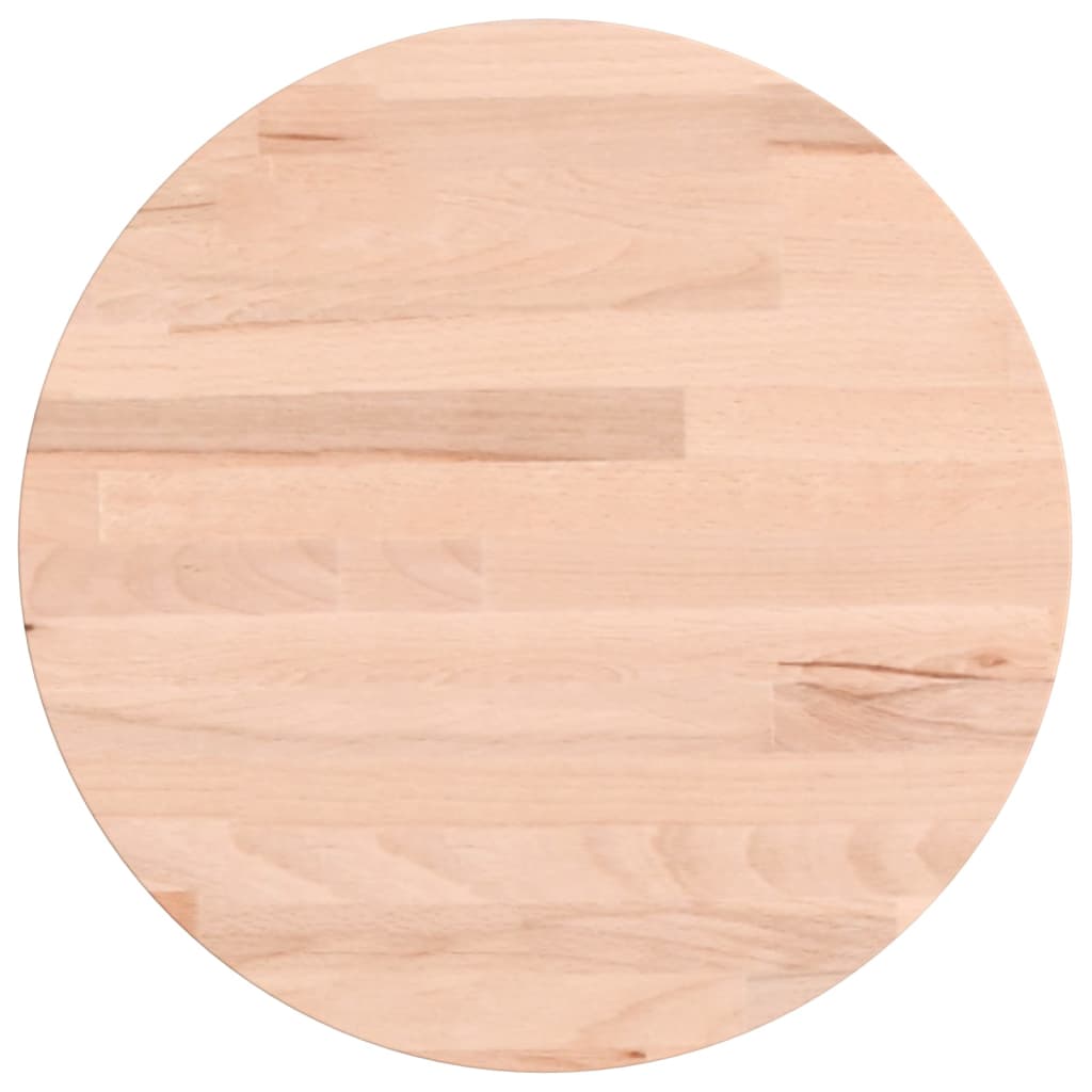 Dessus de table Ø30x1,5 cm rond bois massif de hêtre Plateaux de table vidaXL   