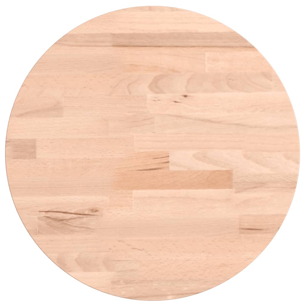 Dessus de table Ø30x2,5 cm rond bois massif de hêtre Plateaux de table vidaXL   