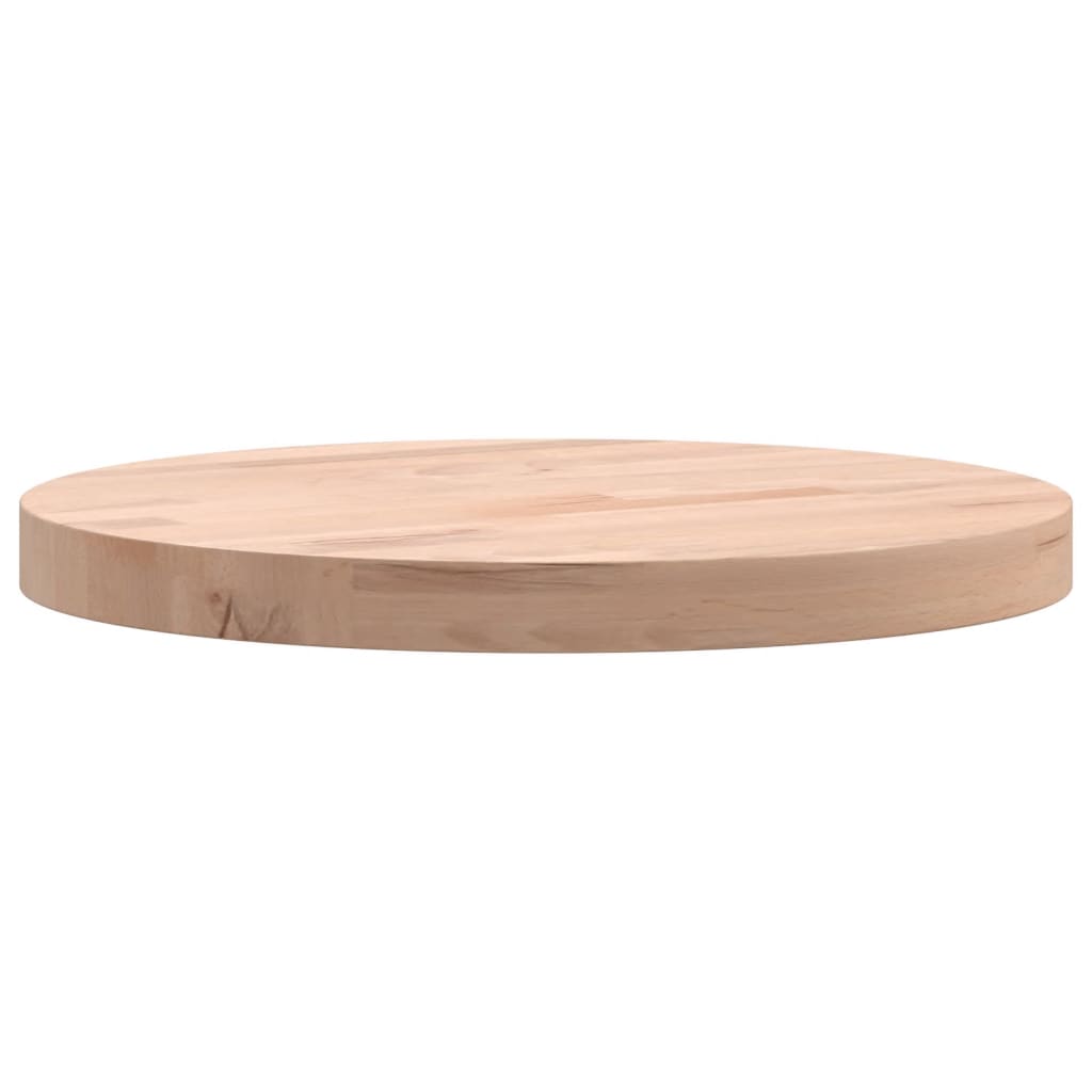 Dessus de table Ø30x2,5 cm rond bois massif de hêtre Plateaux de table vidaXL   