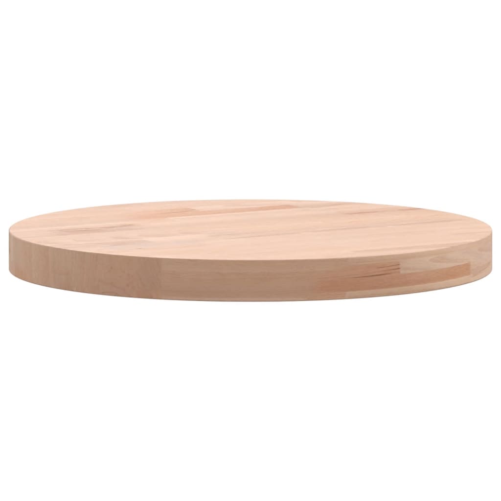 Dessus de table Ø30x2,5 cm rond bois massif de hêtre Plateaux de table vidaXL   