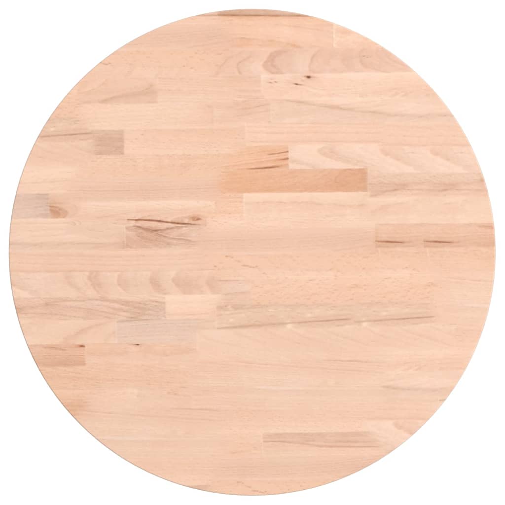 Dessus de table Ø40x2,5 cm rond bois massif de hêtre Plateaux de table vidaXL   