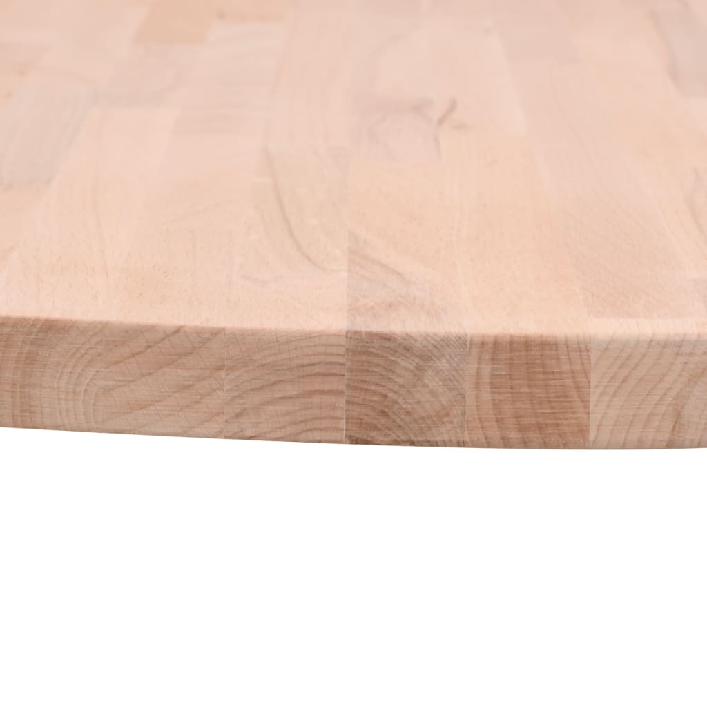 Dessus de table Ø40x2,5 cm rond bois massif de hêtre Plateaux de table vidaXL   