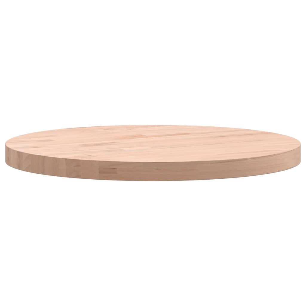 Dessus de table Ø40x2,5 cm rond bois massif de hêtre Plateaux de table vidaXL   