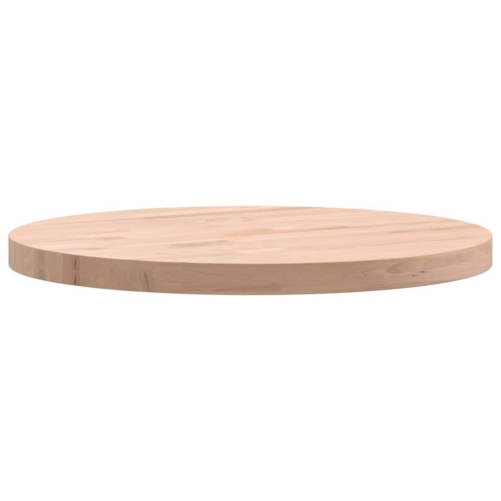 Dessus de table Ø40x2,5 cm rond bois massif de hêtre Plateaux de table vidaXL   