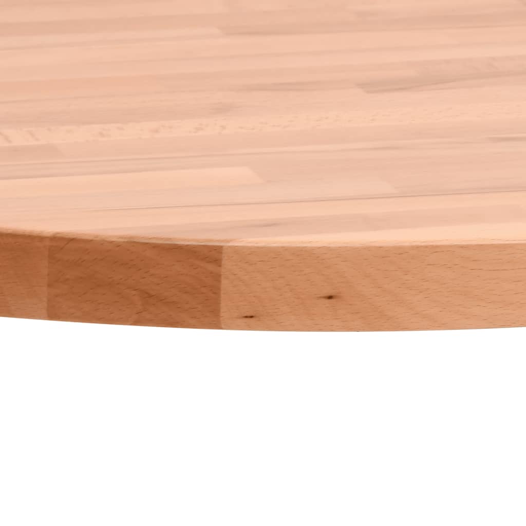 Dessus de table Ø40x1,5 cm rond bois massif de hêtre Plateaux de table vidaXL   