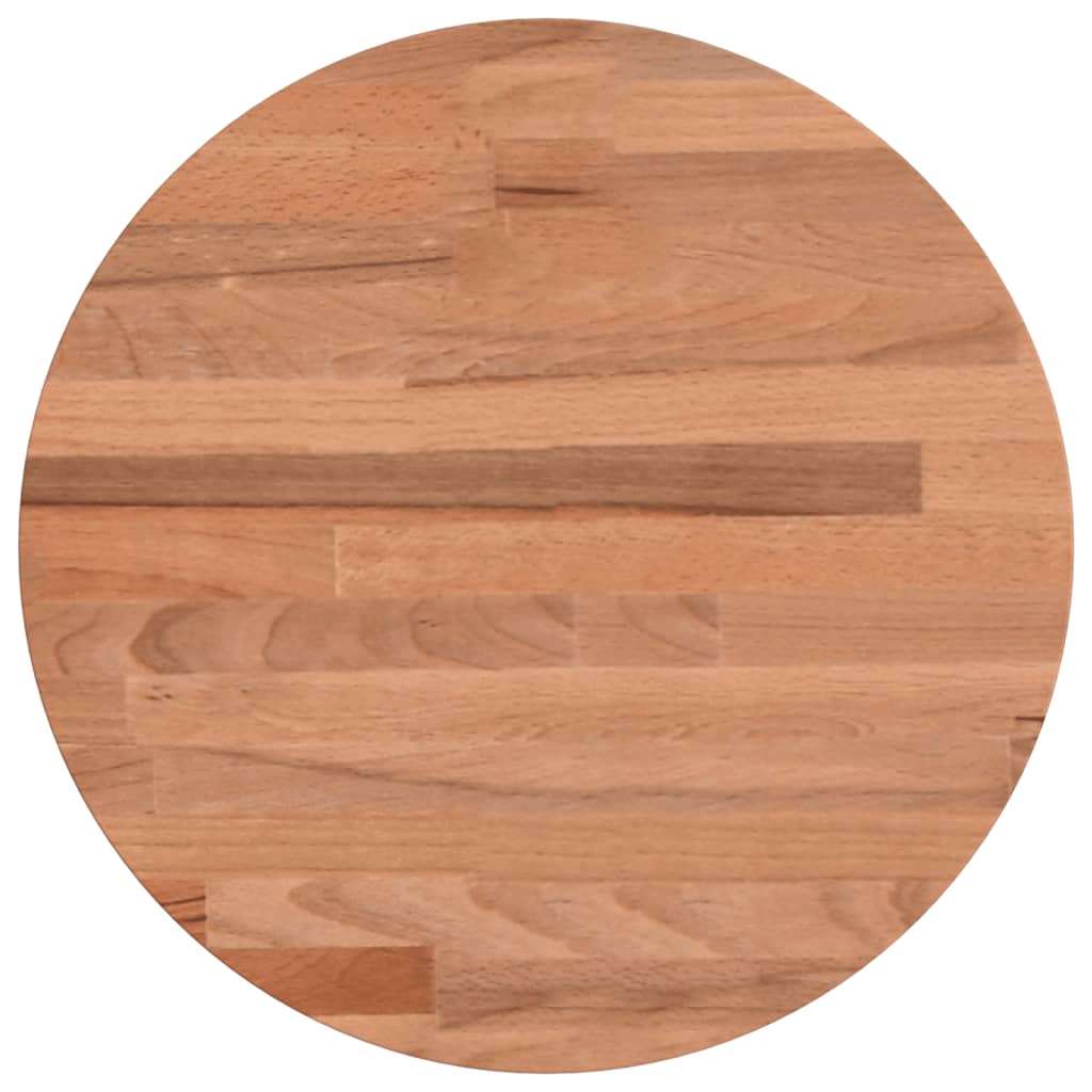 Dessus de table Ø30x2,5 cm rond bois massif de hêtre Plateaux de table vidaXL   