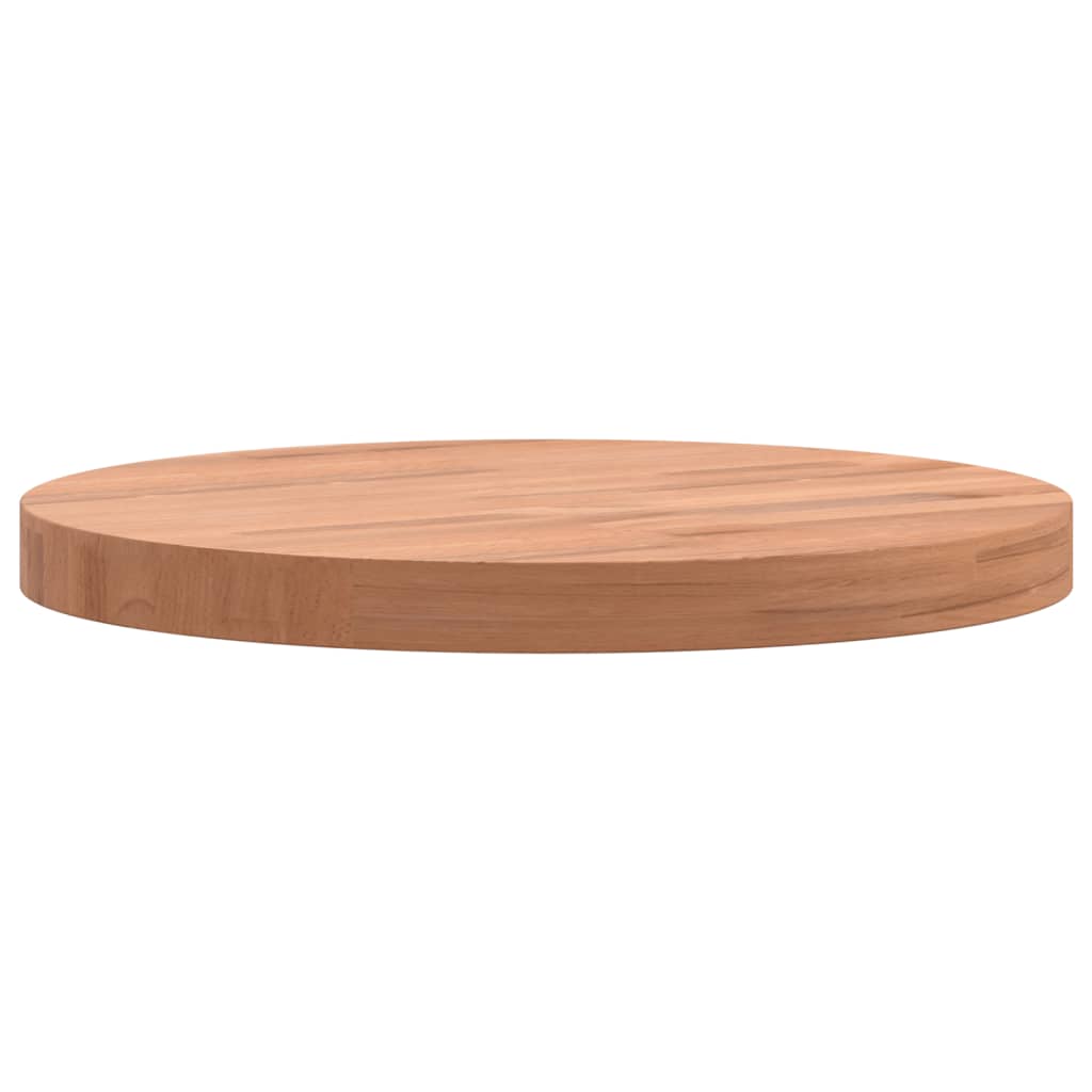 Dessus de table Ø30x2,5 cm rond bois massif de hêtre Plateaux de table vidaXL   