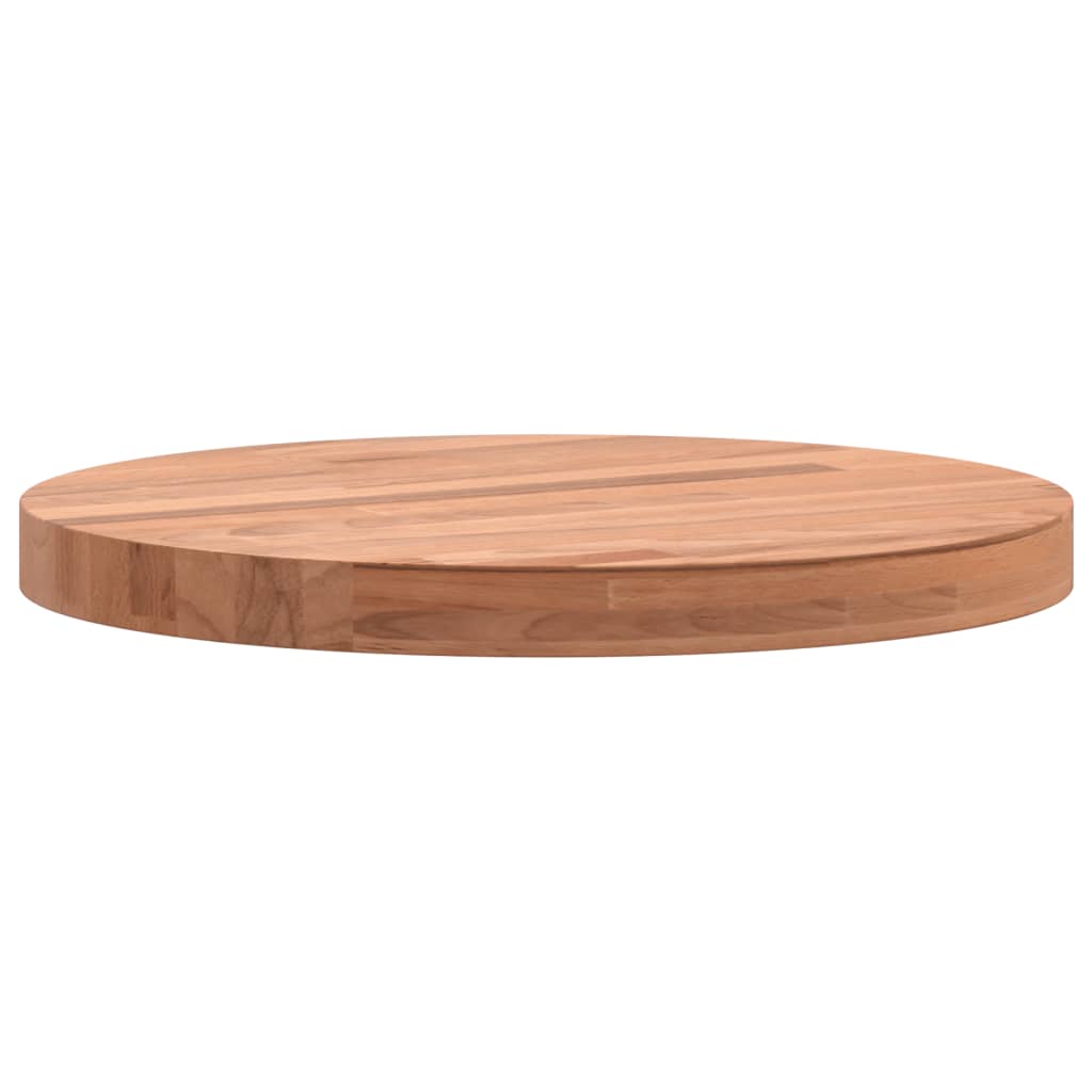 Dessus de table Ø30x2,5 cm rond bois massif de hêtre Plateaux de table vidaXL   