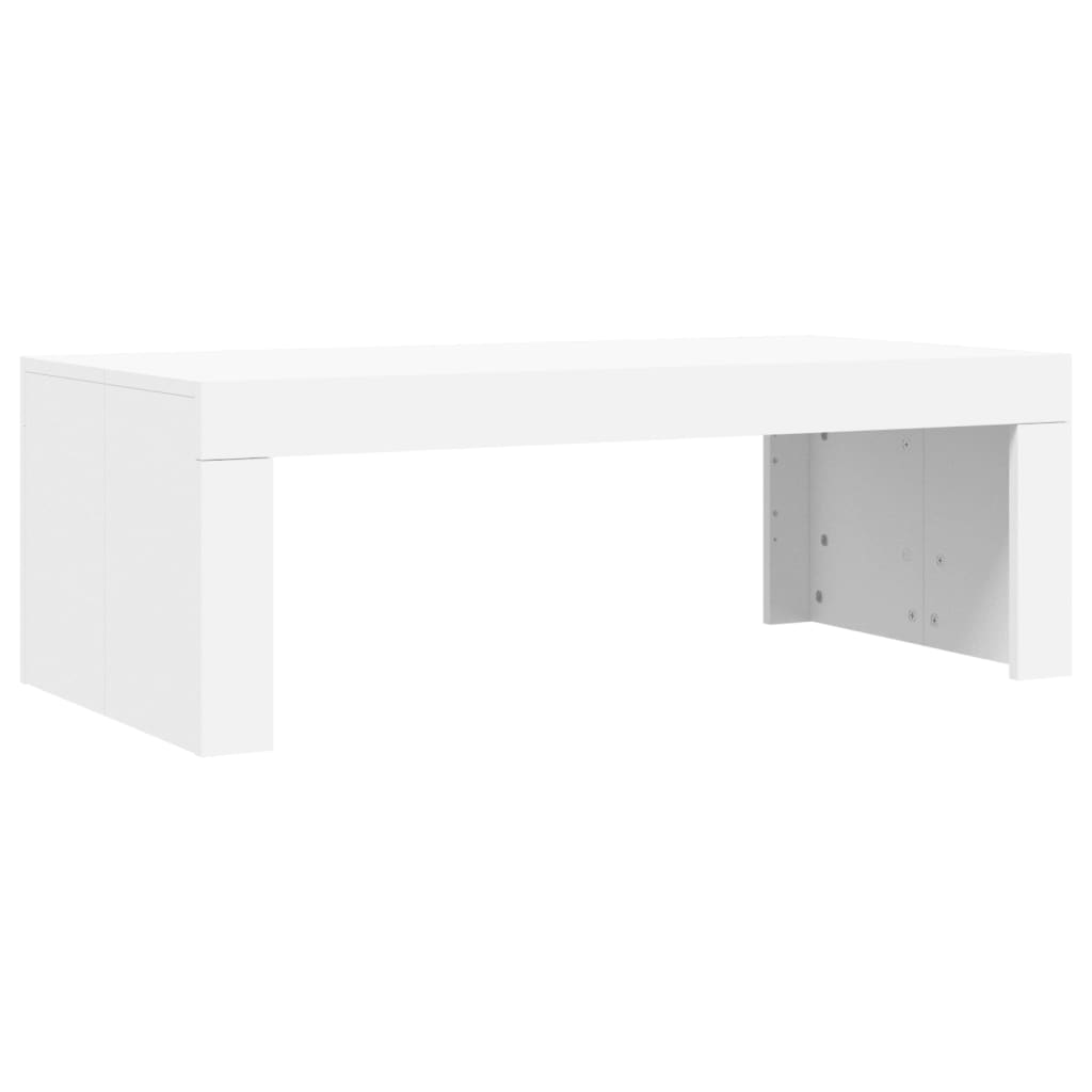 Table basse blanc 102x50x36 cm bois d'ingénierie Tables basses vidaXL   