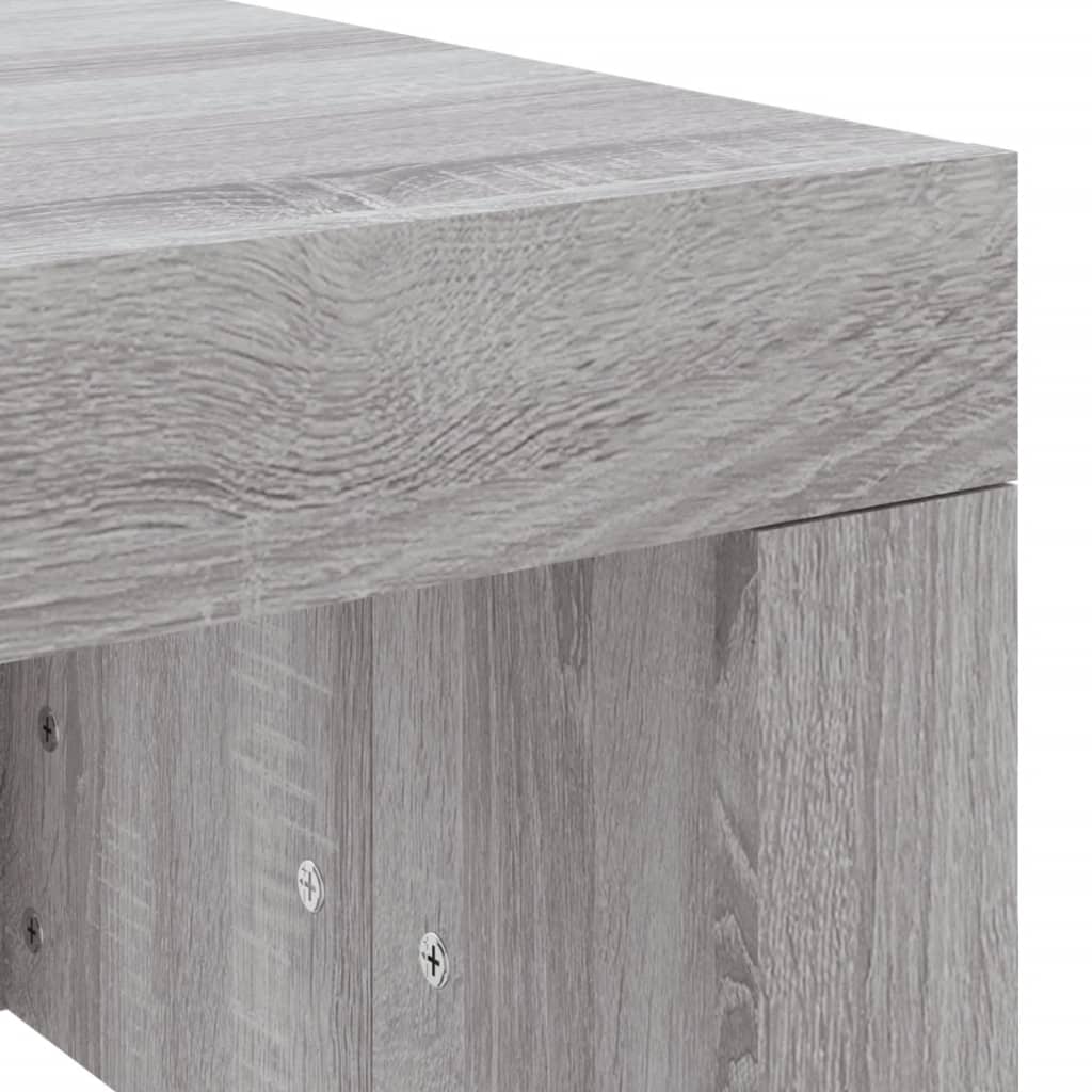 Table basse sonoma gris 102x50x36 cm bois d'ingénierie Tables basses vidaXL   