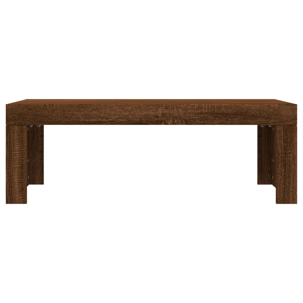 Table basse chêne marron 102x50x36 cm bois d'ingénierie Tables basses vidaXL