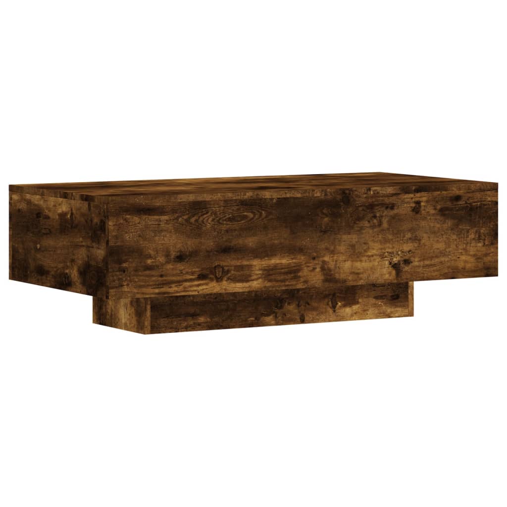 Table basse chêne fumé 100x49,5x31 cm bois d'ingénierie Tables basses vidaXL