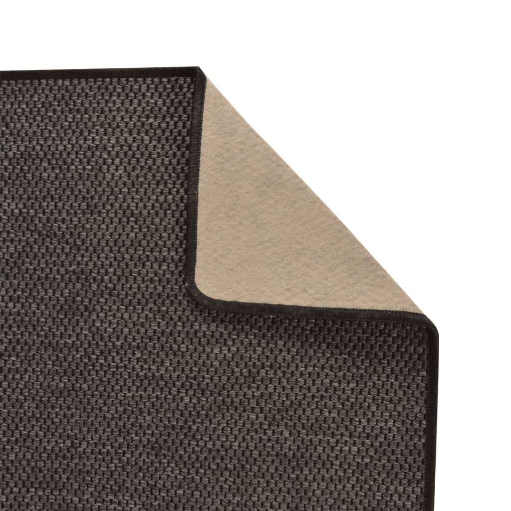 Tapis de couloir aspect sisal anthracite 50x100 cm Tapis vidaXL   