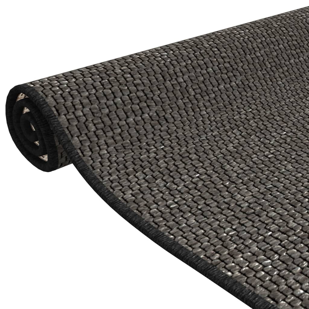 Tapis de couloir aspect sisal anthracite 50x100 cm Tapis vidaXL   