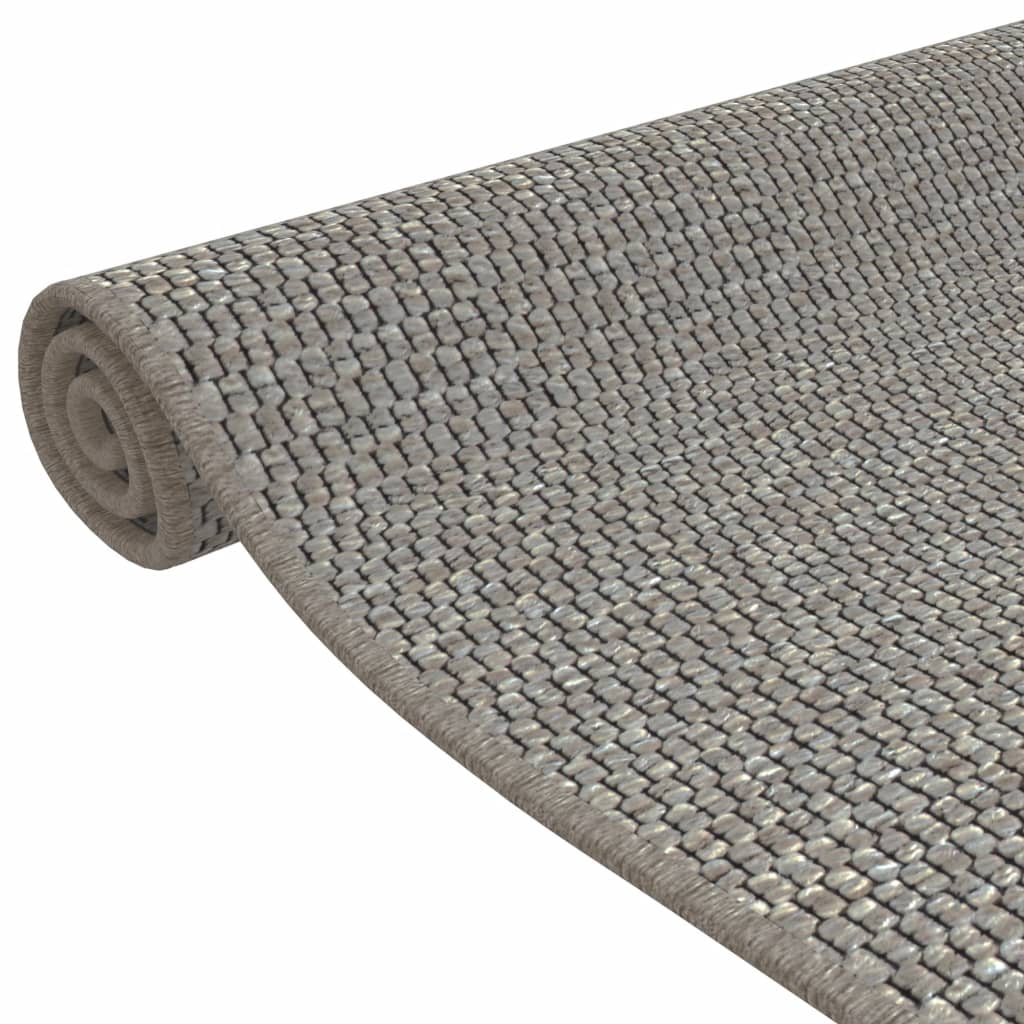 Tapis de couloir aspect sisal argenté 50x100 cm Tapis vidaXL   