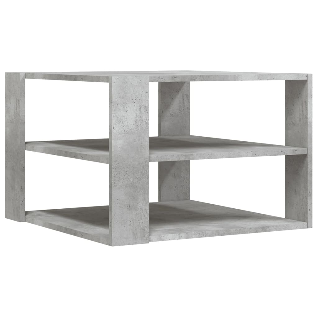 Table basse gris béton 59,5x59,5x40 cm bois d'ingénierie Tables basses vidaXL   