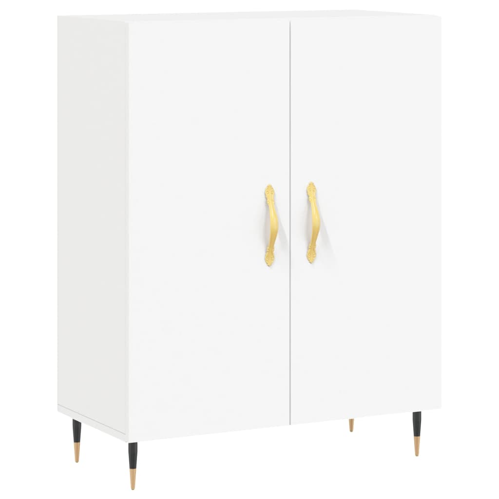 Image Buffet haut Blanc 69,5x34x180 cm Bois d'ingénierie | Xios Store SNC vidaXL Xios Store SNC